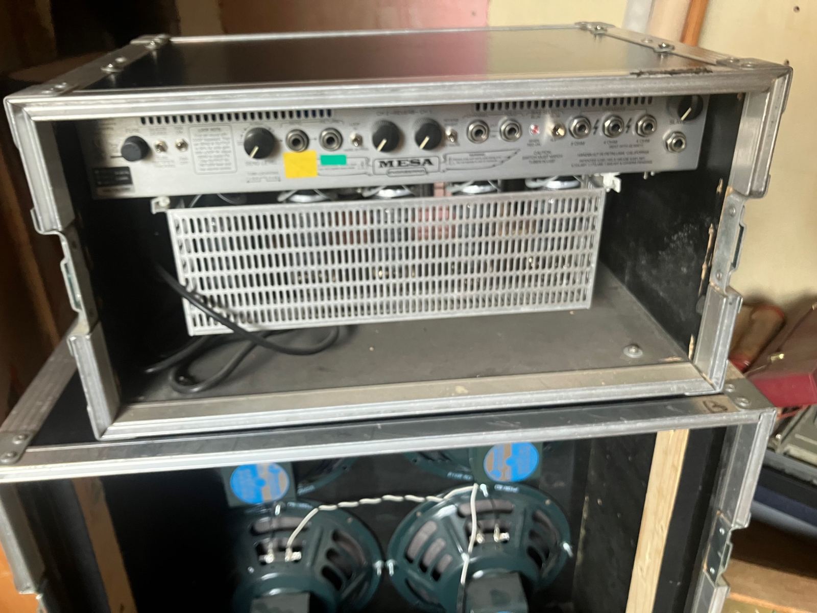Achterzijde van de Mesa Boogie Lone Star Classic versterker