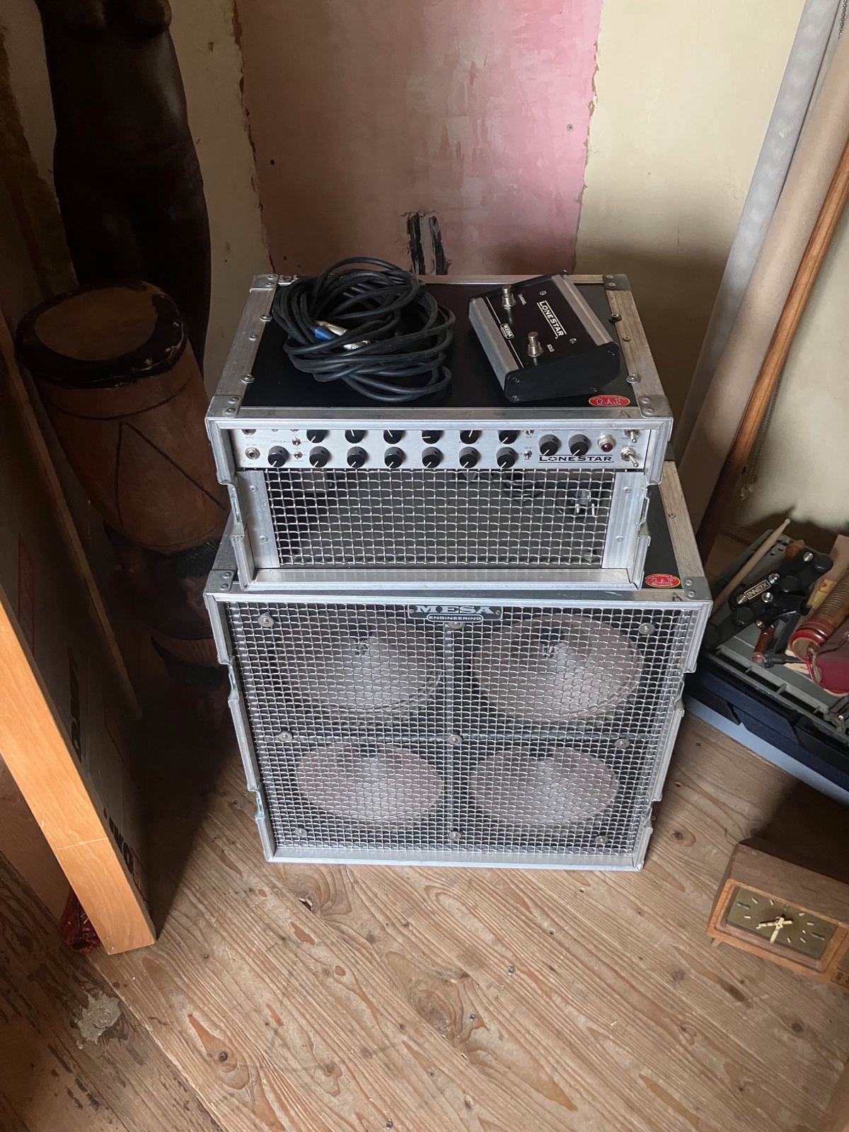 Mesa Boogie Lone Star Classic set met footswitch en kabel